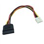 Bolwins F54S Câble d'alimentation 4 broches vers SATA 15 broches femelle - Câble d'alimentation - Environ 18 cm