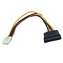 Bolwins F54S Câble d'alimentation 4 broches vers SATA 15 broches femelle - Câble d'alimentation - Environ 18 cm