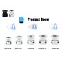 Poulies de courroie de distribution Maso GT2 Hauteur 14 mm Alésage 16 dents 4 mm Bride en aluminium Roue synchrone pour impriman