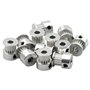Poulies de courroie de distribution Maso GT2 Hauteur 14 mm Alésage 16 dents 4 mm Bride en aluminium Roue synchrone pour impriman