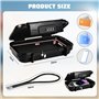 WEFHEF Coffre-Fort Portable Étanche Sécurité Mini Coffre Fort Anti-Vol Coffre Fort Telephone Portable avec Câble Acier Coffre-Fo
