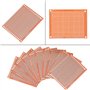 10 pièces Carte de Circuit Imprimé Plateau Universel 7 × 9 cm Prototype Unilatéral PCB pour Bricolage Soudure Electronique Proje