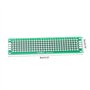 Lot de 10 Cartes de Circuit Imprimé Universelles de 2cm x 8cm - PCB Double Faces pour Prototypage et Soudure de Composants Élect