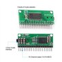 Module de Décodeur Audio MT8870 Module Vocal à 16 Canaux Carte de Décodeur Audio DTMF pour la Composition et le Décodage de Télé