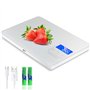 MegaWise Balance de cuisine numérique rechargeable de 15 kg - Poids en grammes et onces pour la cuisson - Graduation précise de 