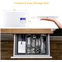 MegaWise Balance de cuisine numérique rechargeable de 15 kg - Poids en grammes et onces pour la cuisson - Graduation précise de 