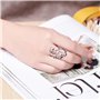SHEGRACE Bague Arbre de Vie Femme Extraordinaire Moderne en Pur Argent 925 Sterling, Ornement Mignion Arbre Brandille Anneau Reg