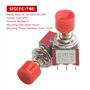 WMYCONGCONG Lot de 15 Interrupteur à bouton poussoir SPDT momentané 3 broches AC 2A 250V/ 5A 120V NO/NC