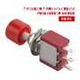 WMYCONGCONG Lot de 15 Interrupteur à bouton poussoir SPDT momentané 3 broches AC 2A 250V/ 5A 120V NO/NC