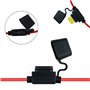 WMYCONGCONG 20 pièces Calibre 14 Porte-fusible en ligne de type lame de taille mini pour fusible à lame mini ATM APM à usage aut