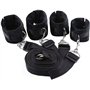 Ceinture de Poignet en Peluche Noire pour Le système de Fixation du lit à la Maison, 0