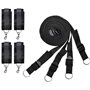 Ceinture de Poignet en Peluche Noire pour Le système de Fixation du lit à la Maison, 0