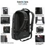 Winking Pro Pack-Sac à dos de voyage léger pour ordinateur portable 17,3" avec port de charge USB TSA Lock Antivol Résistant à l