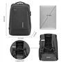 Winking Pro Pack-Sac à dos de voyage léger pour ordinateur portable 17,3" avec port de charge USB TSA Lock Antivol Résistant à l