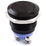 Bestgle 19 mm 3/4" Interrupteur à Bouton-poussoir Momentané en Métal 3A / 250V AC SPST 1NO Interrupteur de Voiture Industrielle