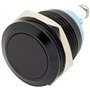 Bestgle 19 mm 3/4" Interrupteur à Bouton-poussoir Momentané en Métal 3A / 250V AC SPST 1NO Interrupteur de Voiture Industrielle 