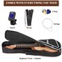 MARTISAN Ukulélé Soprano Kit Hawaïen Débutants 21 pouces Ukulele Aquila Cordes avec Housse, supplémentaire Cordes, Accordeur, Sa