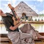 MARTISAN Ukulélé Soprano Kit Hawaïen Débutants 21 pouces Ukulele Aquila Cordes avec Housse, supplémentaire Cordes, Accordeur, Sa