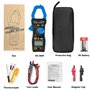 Kethvoz Multimetre Pince Amperemetre Triphasé, 1000A Amperemetrique 9999 points Testeur Electrique Mesure AC DC Courant Tension 