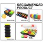 Enrouleur de bas de ligne en mousse EVA dans une boîte de rangement pour pêche en mer avec aiguilles fixes