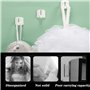 CCLKHY 10Pcs Crochets Autocollants, Crochets Adhésifs, Supports pour Tringles, Tringle sans Percage Crochets Autocollants pour B