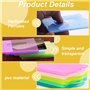 5 Pcs Porte Carte Imperméable à l'Eau, Badge Coloré Plastique, Étui pour Cartes D'identité/d'étudiants/ de Visite/de Bus, Exposi