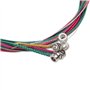 6 Pcs Corde de Rechange en Acier pour Guitare