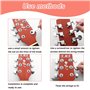 Cordes de Guitare, 6 Pcs Corde de Rechange en Acier pour Guitare, Cordes pour Guitare Folk, Créez une Voix Merveilleuse