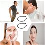 2Pcs Bandeaux en Métal, Bandeaux Ondulés Élastique, Bandeaux Ondulés Unisexes, Sport Bandeau Metal Homme, Metal Serre-tête pour 
