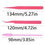 2 Pcs Pince Extension Cils et 1 Brosse à Cils