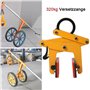 SUDEG 390kg Pinces de Levage,Pince universelle pour bordures Pince pour pierres Pince pour bordures Pince pour bordures Pinces p