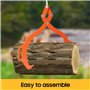 Pince à Bois Pince de Levage Pince demballage avec 2 M