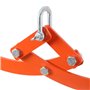 Lfhelper Pince forestière pour troncs d'arbres, force de traction de 600 kg, pince de chargement, pince en bois pour travaux de 