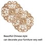Applique En Bois Sculpté Fleur