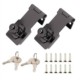 Lhdfyqt 2 Pcs Verrou Porte Avec Clef