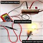 Bztam 8 Pièces Aiguille de Perçage d'Isolement, Sondes Multimètre, Sonde de clip de test Avec Prise, Réparer Les Sondes de Test,