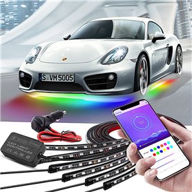Lumières souterraines de voiture