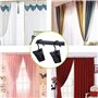 50 Pièce Crochets en acier inoxydable Clips, Pinces à Rideaux en Métal, Crochets Anneaux à Pince, Rideaux suspendus Clips, bon p