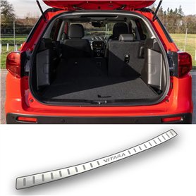 APEXRA Protection de pare-chocs arrière de voiture en acier inoxydable