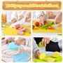 Couteau de cuisine pour enfants 18 pièces, ensemble de couteaux de cuisine pour enfants, couteau de sécurité pour enfants pour c