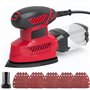 Ponceuse 130W 14000RPM Ponceuse Delta Avec 20 Papiers Abrasifs