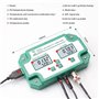 Testeur de qualité de l'eau 6 en 1 WiFi Moniteur de qualité de l'eau multiparamètre Numérique PH/Solides totaux dissous/EC/S.G/S