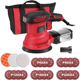 Ponceuse Excentrique 300W 13000RPM Ponceuse Orbitale 2