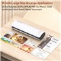 Plastifieuse A3, 6-en-1 Machine à Plastifier Froid pour A3 A4 A5 A6 et Thermique avec 25 Pochettes et Coupe-Papier Intégré, Arro