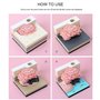 SENIURIS Bloc-notes autocollantes mignon avec support, DIY 3D Kawaii drôle créatif bloc-notes créatif bureau art carte artisanat