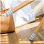 CLDURHGE 20 Pièces Chaussettes Chaise, Chaussettes Chaise en Forme Chat Mignon, Antidérapants Pieds de Meubles Chaussettes, pour