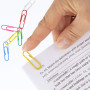 Trombones Colorés,Trombones Ensemble Stationnaire trombones avec revêtement Paperclips, sicai Company trombones, couleurs assort