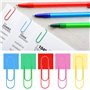 Trombones Colorés,Trombones Ensemble Stationnaire trombones avec revêtement Paperclips, sicai Company trombones, couleurs assort