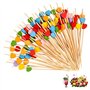 DUGEGAYL 100 pièces Eowppue Set de Cure-dent décoratifs pour Cocktails avec décoration pour Les Cocktails