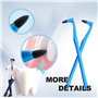 PLATEYTR 6 Piéces Éliminateur de Tartre, Soie Dentaire Oral Dent Clean Kit Polissage des Dents Tache Tartare Remover Détachant G
